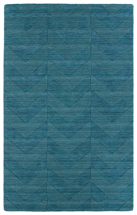 Kaleen Imprints Modern Collection Light Turquoise Area Rug 8' x 11'