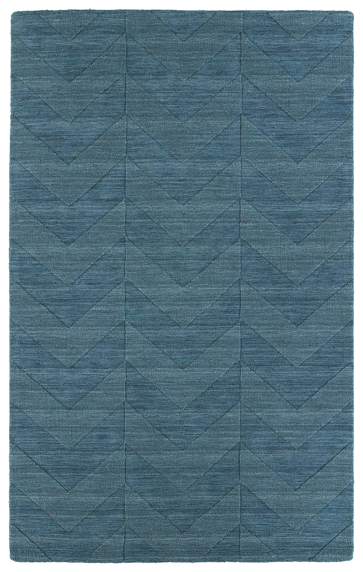 Kaleen Imprints Modern Collection Light Turquoise Runner 2'6" x 8'