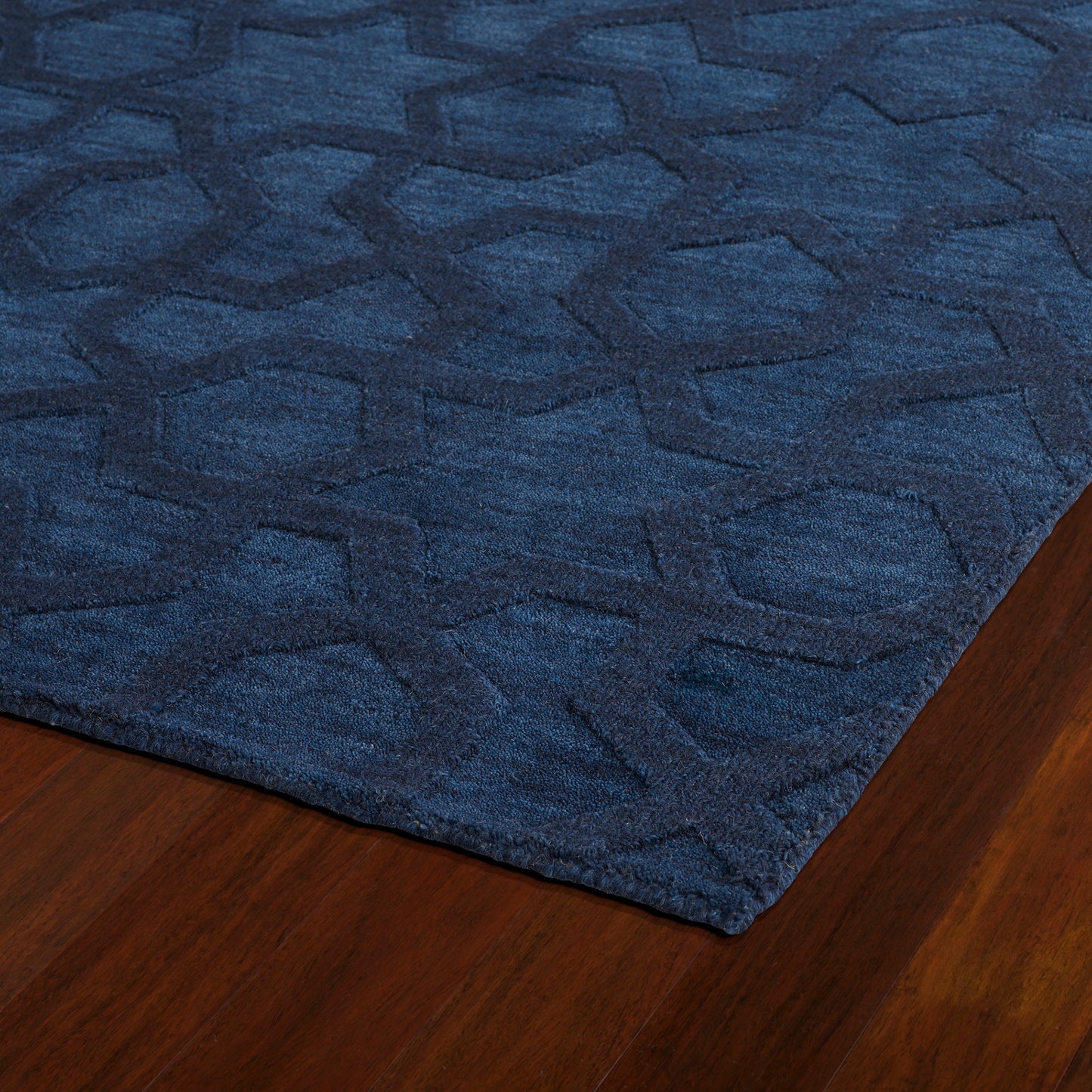 Kaleen Imprints Modern Collection IPM06-22 Navy Runner 2'6" x 8'