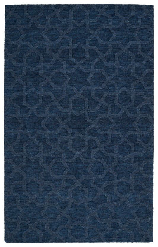 Kaleen Imprints Modern Collection IPM06-22 Navy Area Rug 8' x 11'