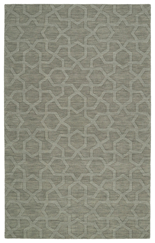 Kaleen Imprints Modern Collection Light Grey Area Rug 5' x 8'