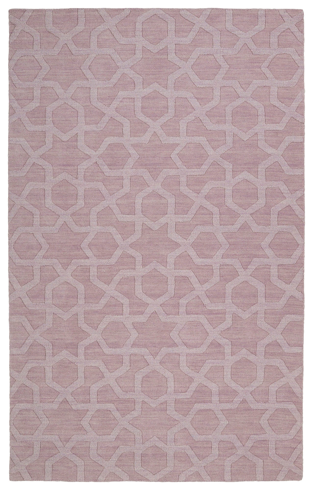 Kaleen Imprints Modern Collection Light Lilac Runner 2'6" x 8'