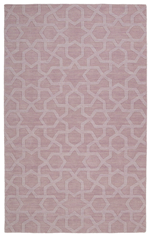 Kaleen Imprints Modern Collection Light Lilac Area Rug 9'6" x 13'6"