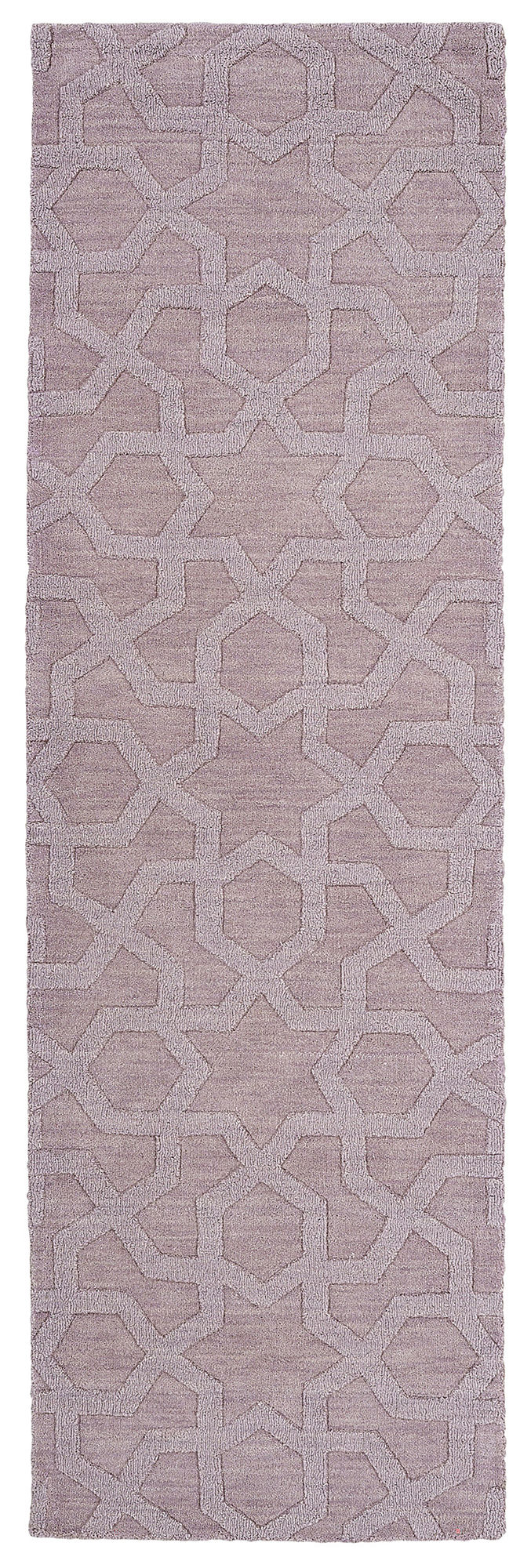 Kaleen Imprints Modern Collection Light Lilac Runner 2'6" x 8'