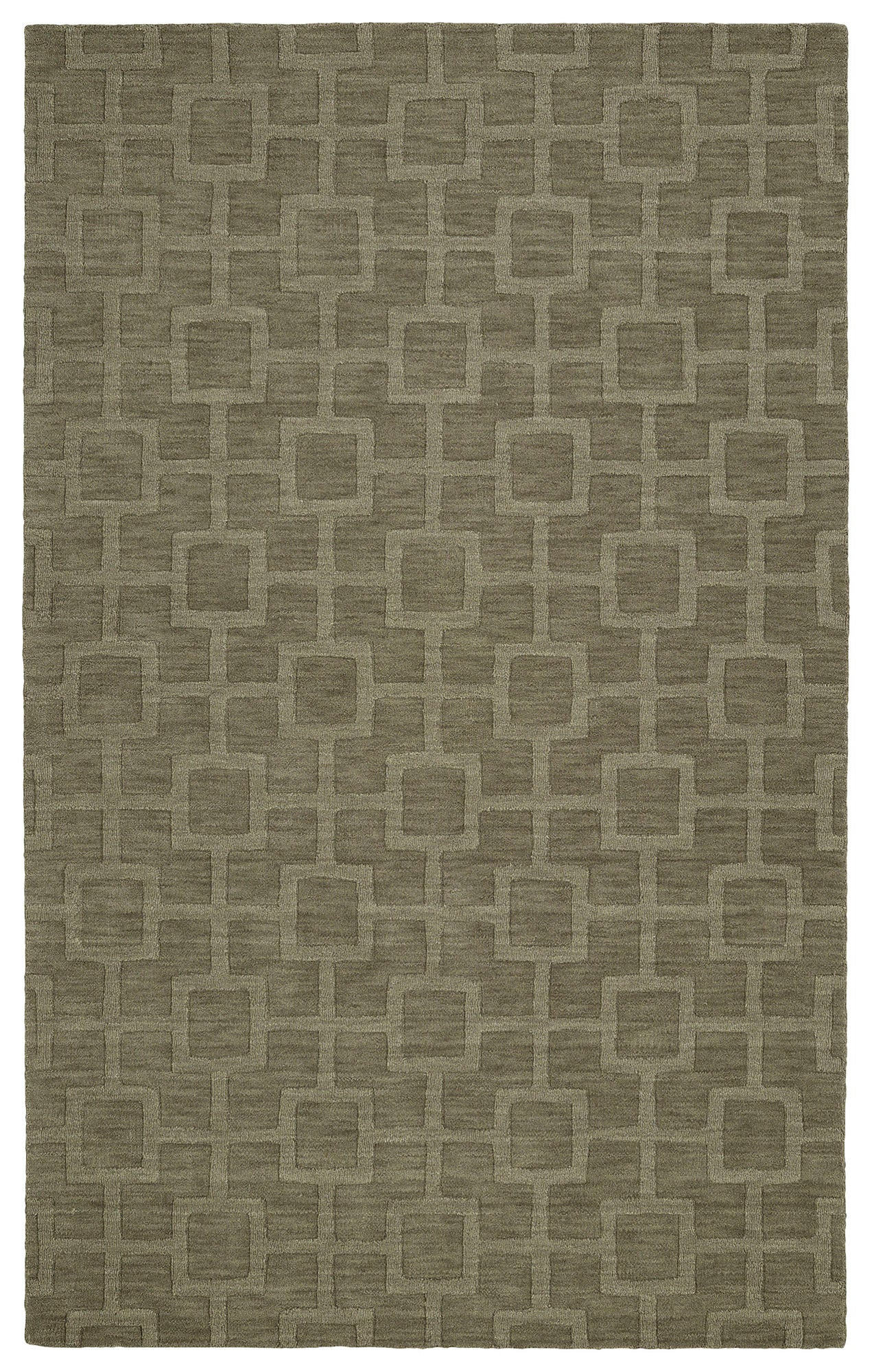 Kaleen Imprints Modern Collection Dark Taupe  Throw Rug 2' x 3'