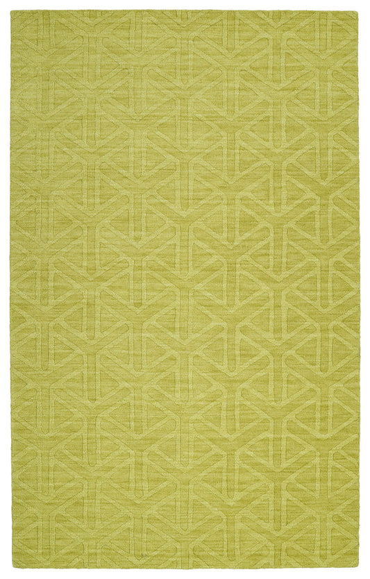 Kaleen Imprints Modern Collection Bright Wasabi Area Rug 8' x 11'