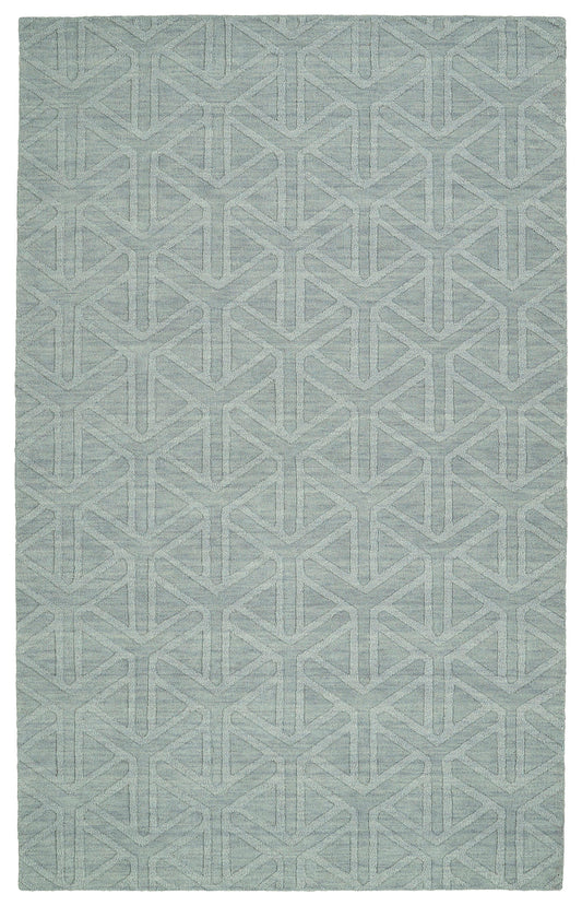 Kaleen Imprints Modern Collection Light Light Blue Area Rug 5' x 8'