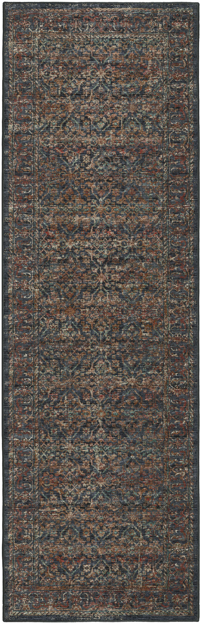 Jericho JC10 Midnight 2'6" x 12' Runner Rug