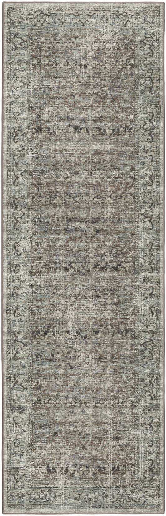 Jericho JC10 Mushroom 2'6" x 8' Runner Rug