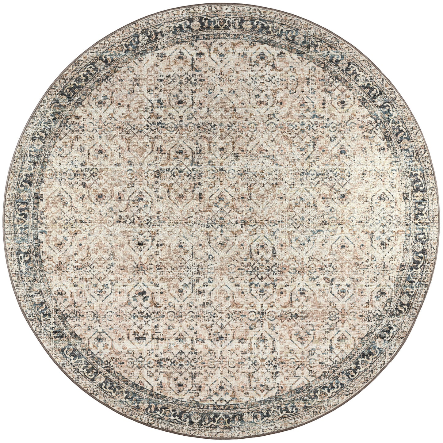Jericho JC10 Taupe 10' x 10' Round Rug