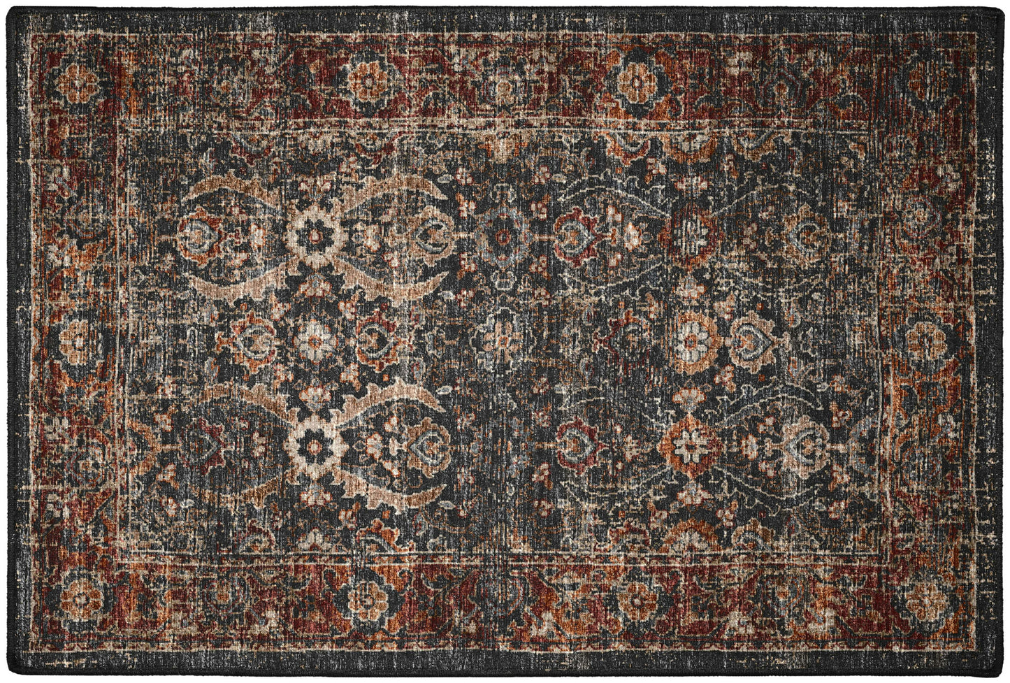 Jericho JC1 Charcoal 2' x 3' Rug