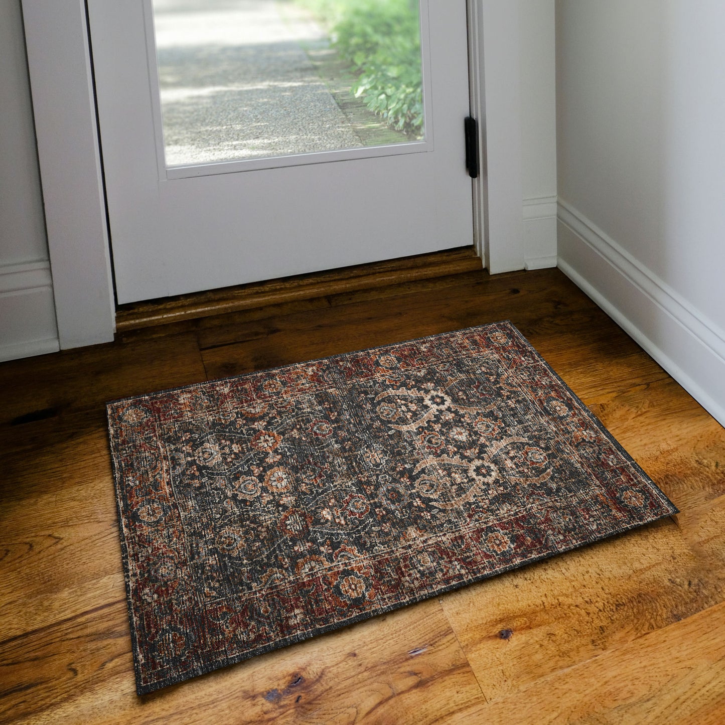 Jericho JC1 Charcoal 2' x 3' Rug