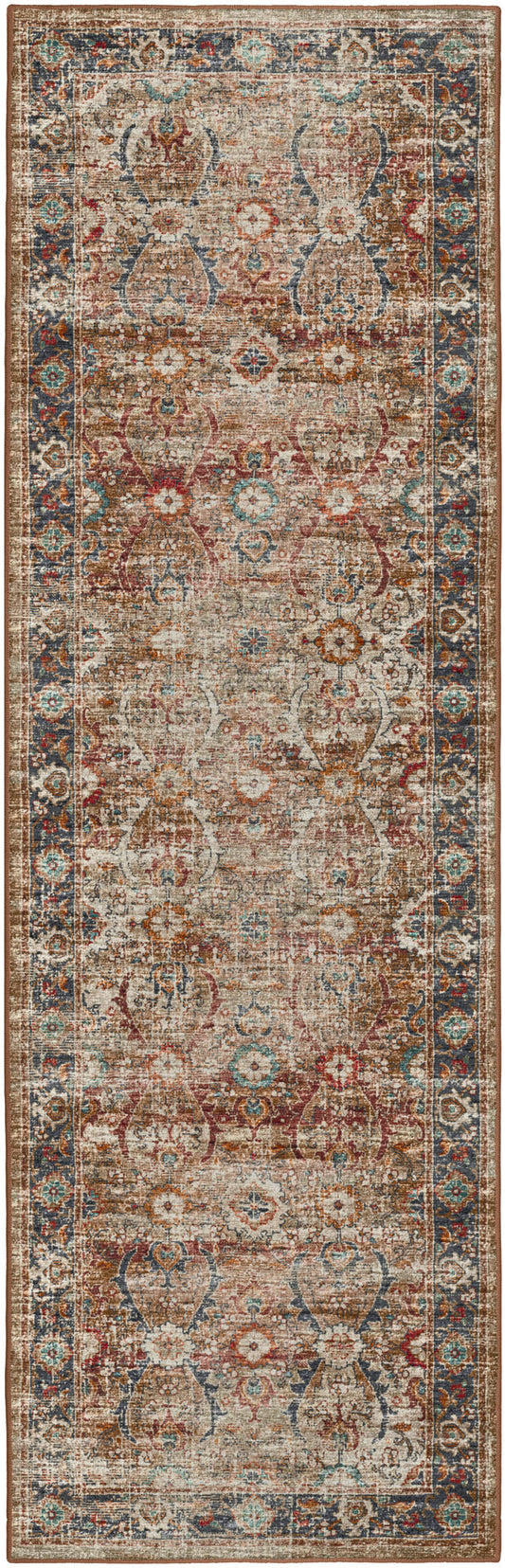 Jericho JC1 Taupe 2'6" x 12' Runner Rug