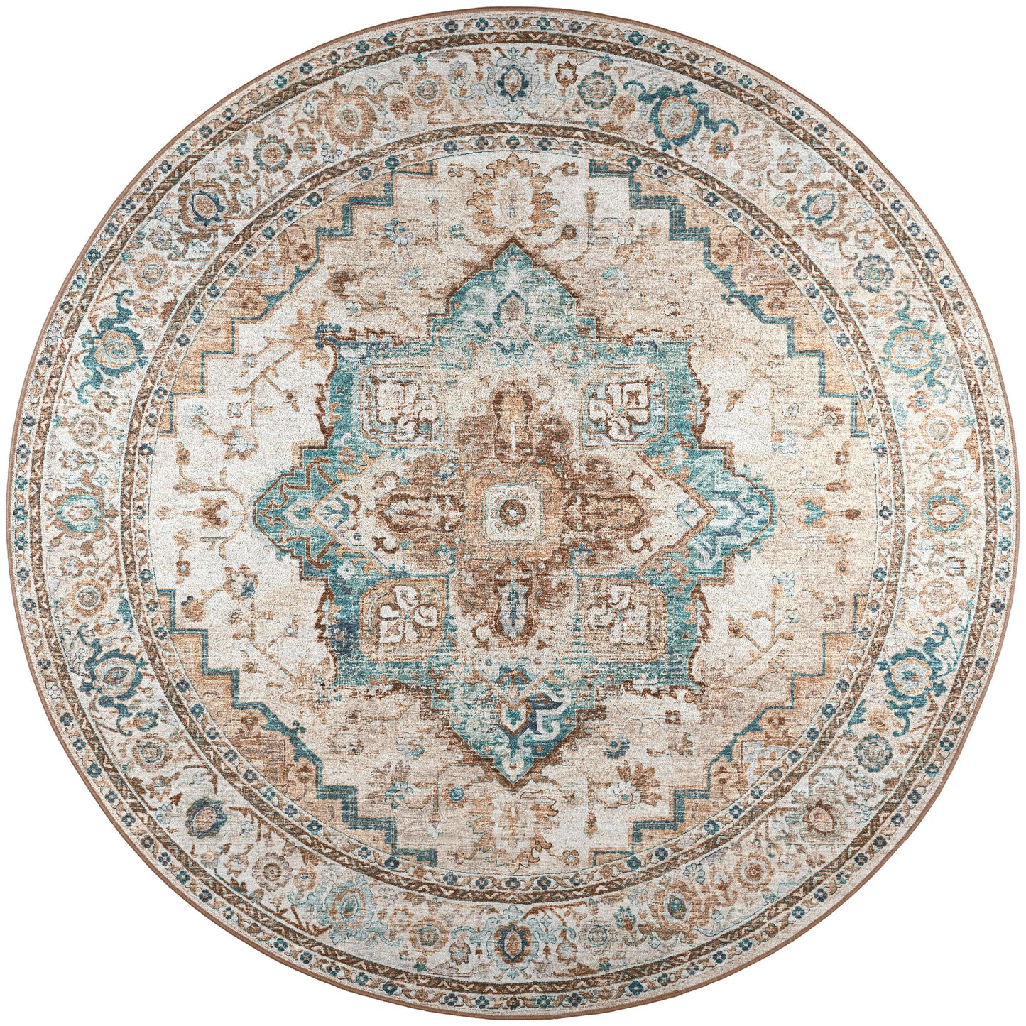 Jericho JC2 Biscotti 6' x 6' Round Rug