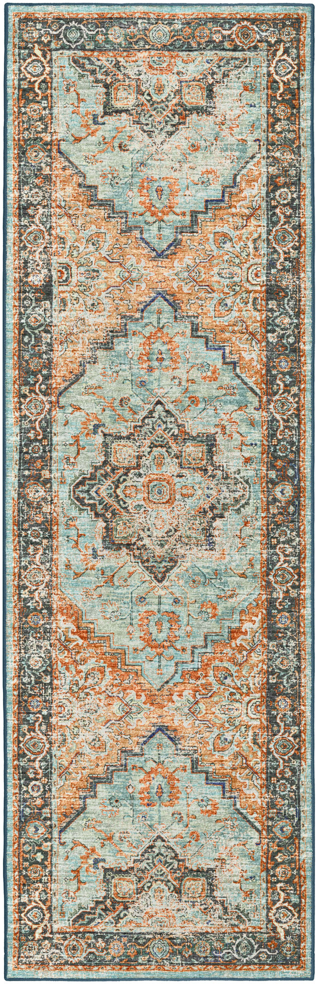 Jericho JC2 Mist 2'6" x 12' Runner Rug