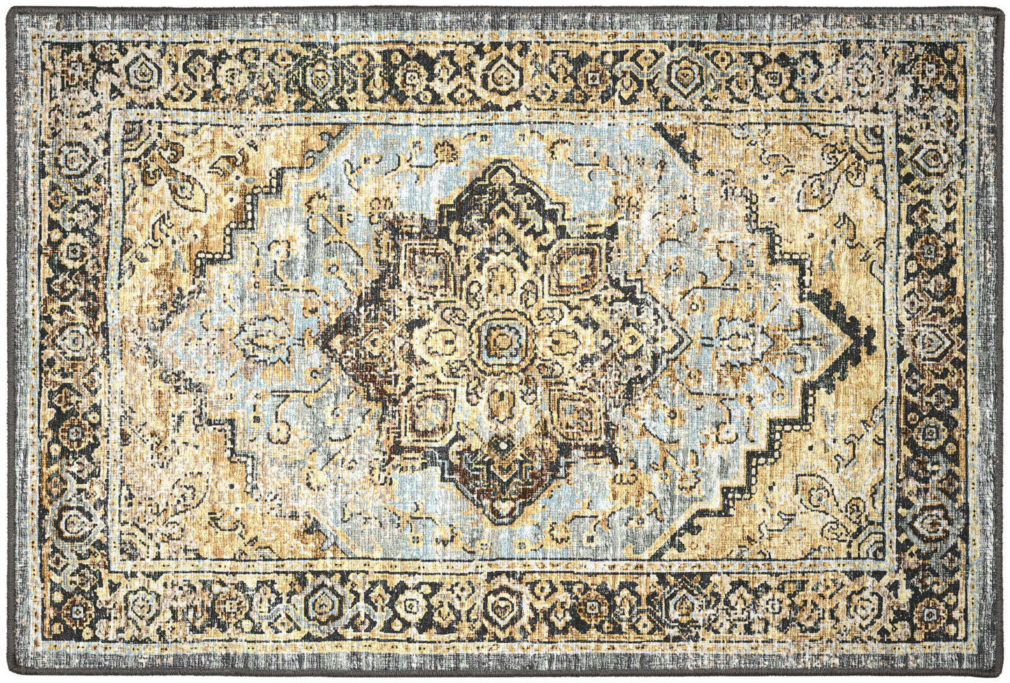 Jericho JC2 Pewter 2' x 3' Rug