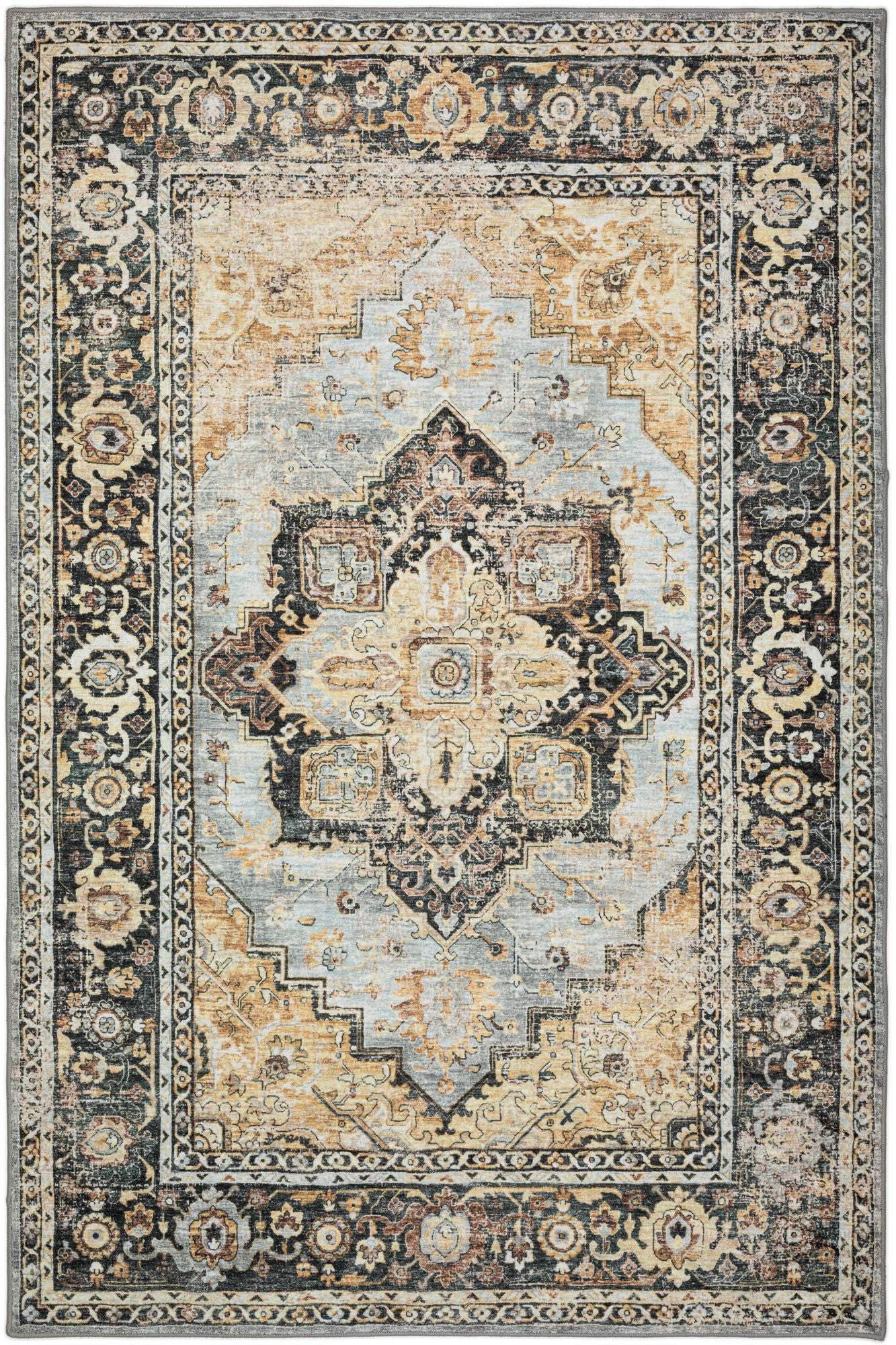 Jericho JC2 Pewter 3' x 5' Rug