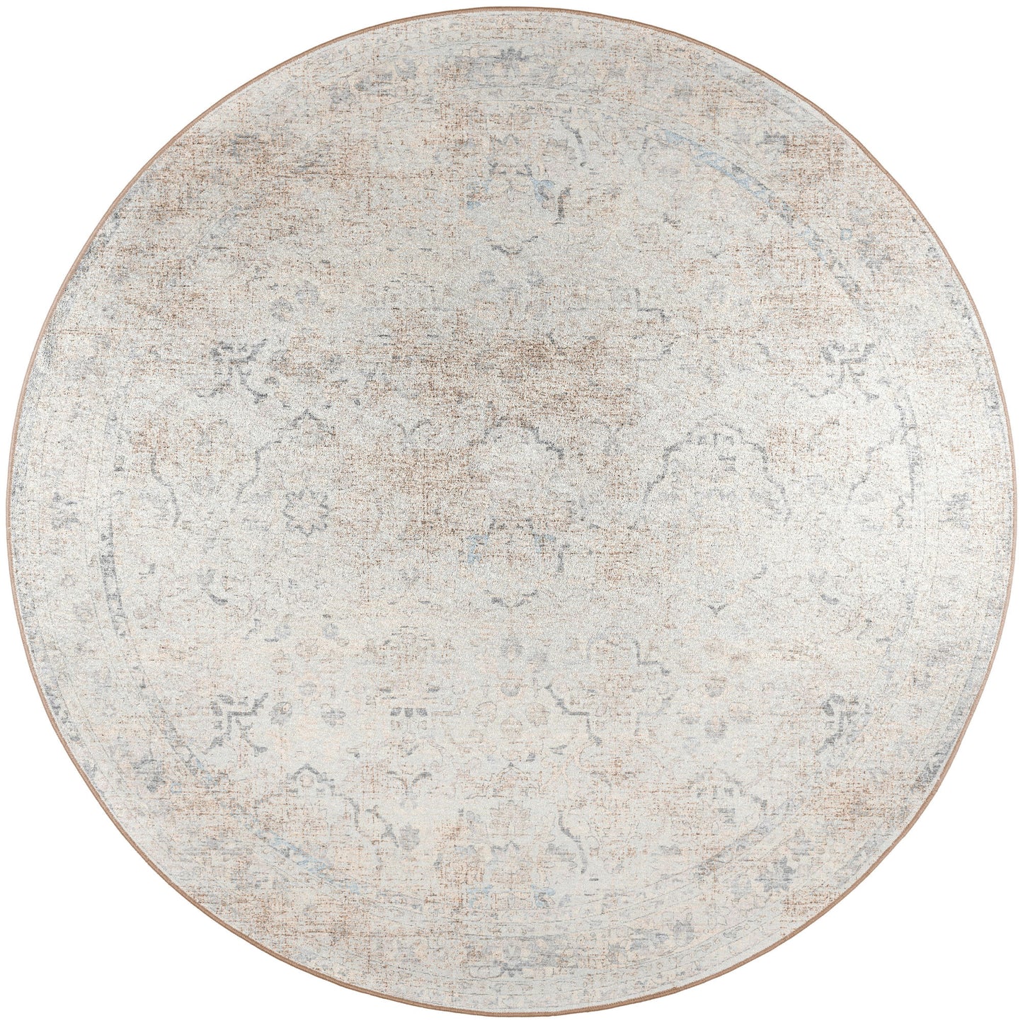 Jericho JC3 Pearl 4' x 4' Round Rug