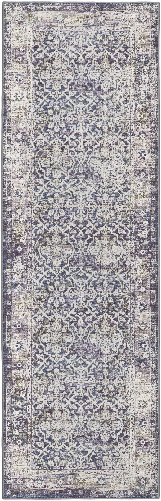 Jericho JC3 Violet 2'6" x 12' Runner Rug
