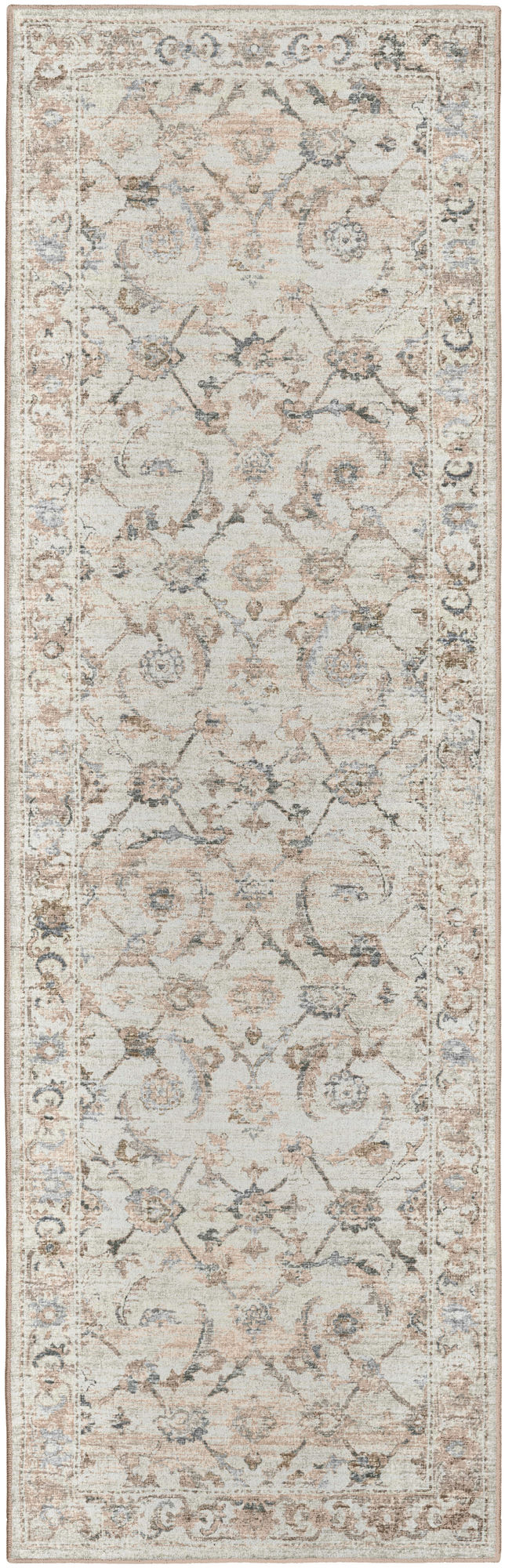 Jericho JC4 Linen 2'6" x 12' Runner Rug