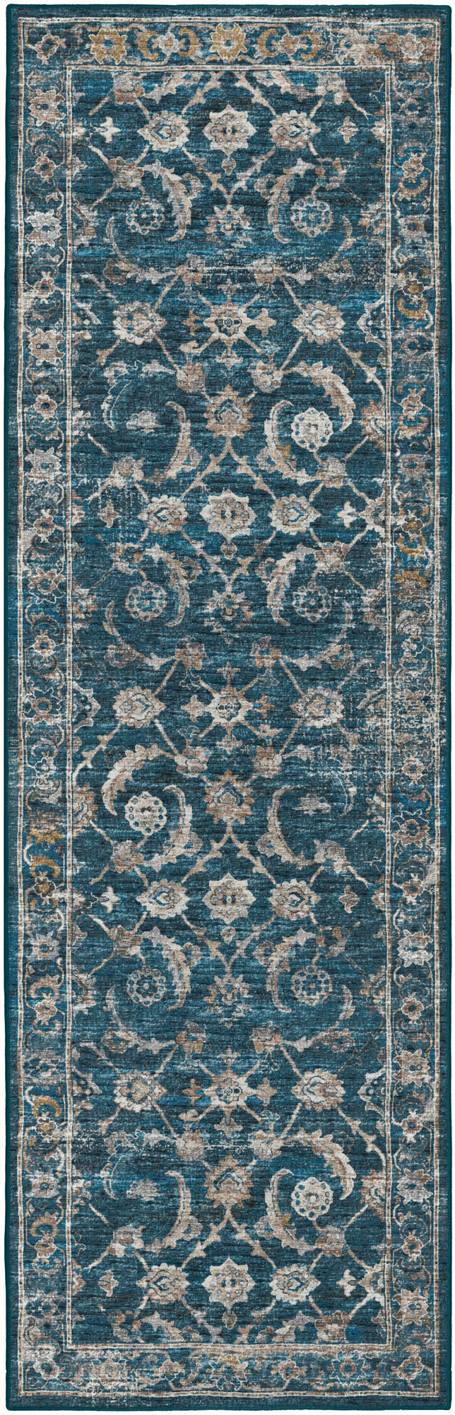 Jericho JC4 Navy 2'6" x 8' Runner Rug