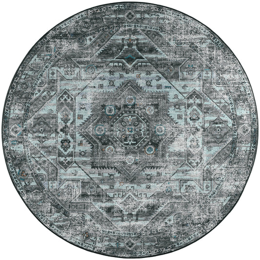 Jericho JC5 Steel 6' x 6' Round Rug