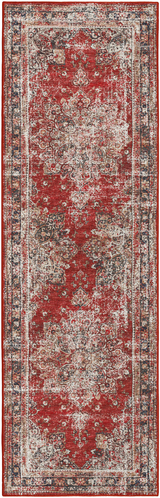 Jericho JC6 Garnet 2'6" x 8' Runner Rug