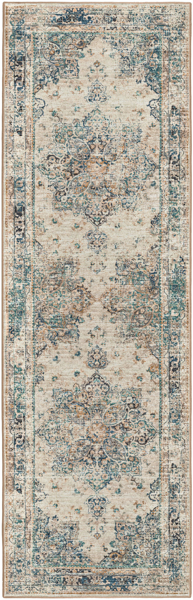 Jericho JC6 Linen 2'6" x 10' Runner Rug