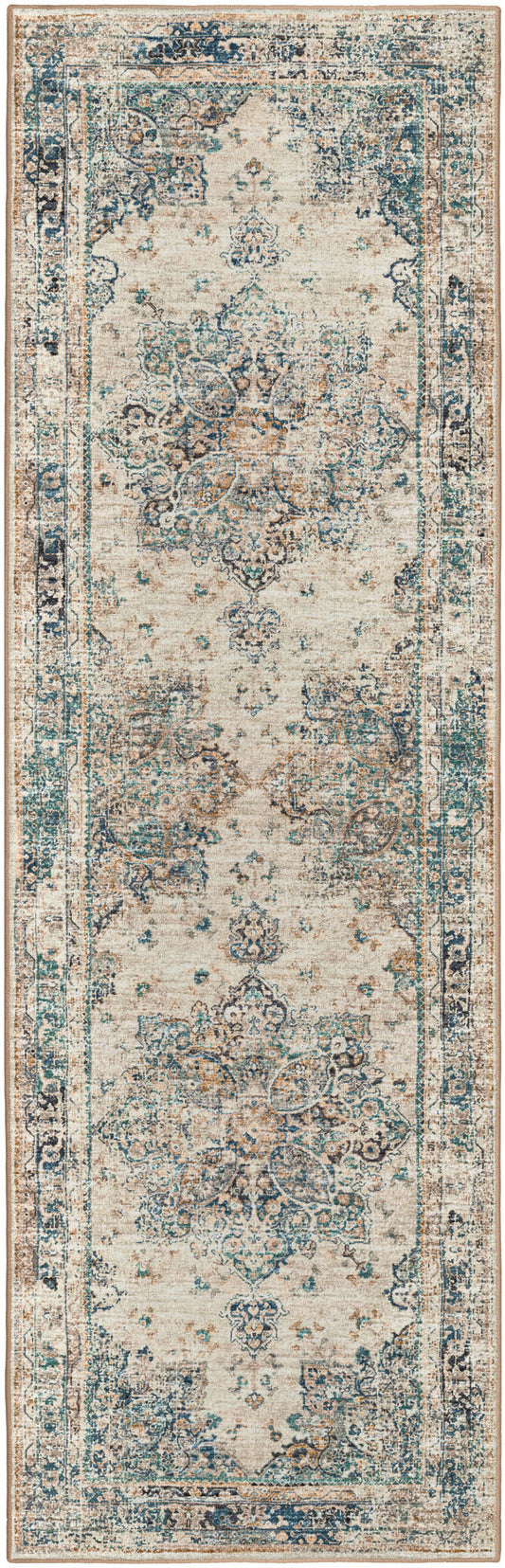 Jericho JC6 Linen 2'6" x 8' Runner Rug