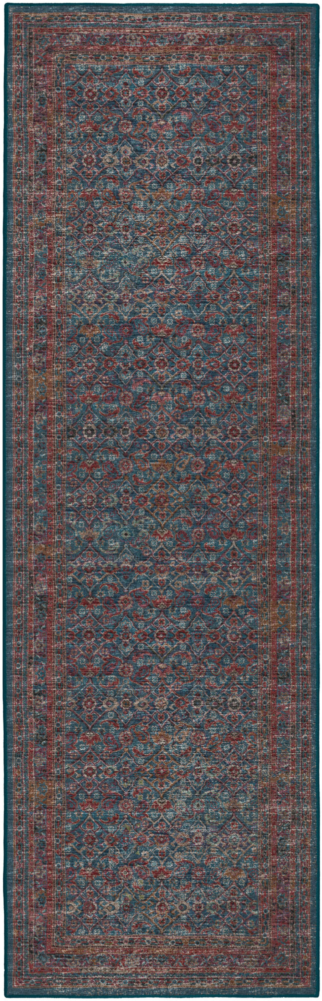 Jericho JC7 Navy 2'6" x 8' Runner Rug