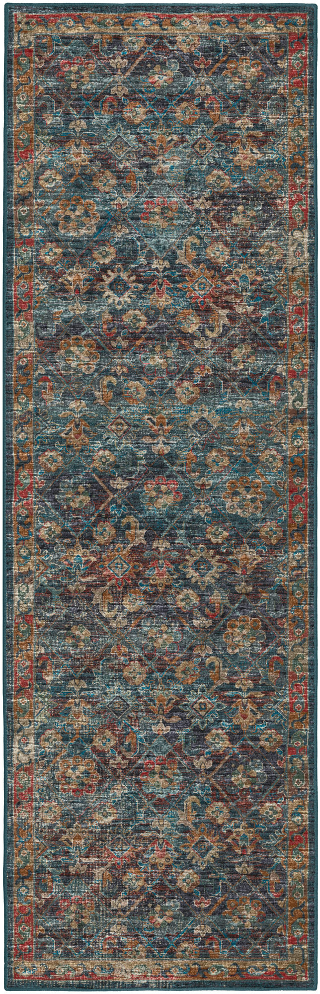 Jericho JC8 Navy 2'6" x 8' Runner Rug