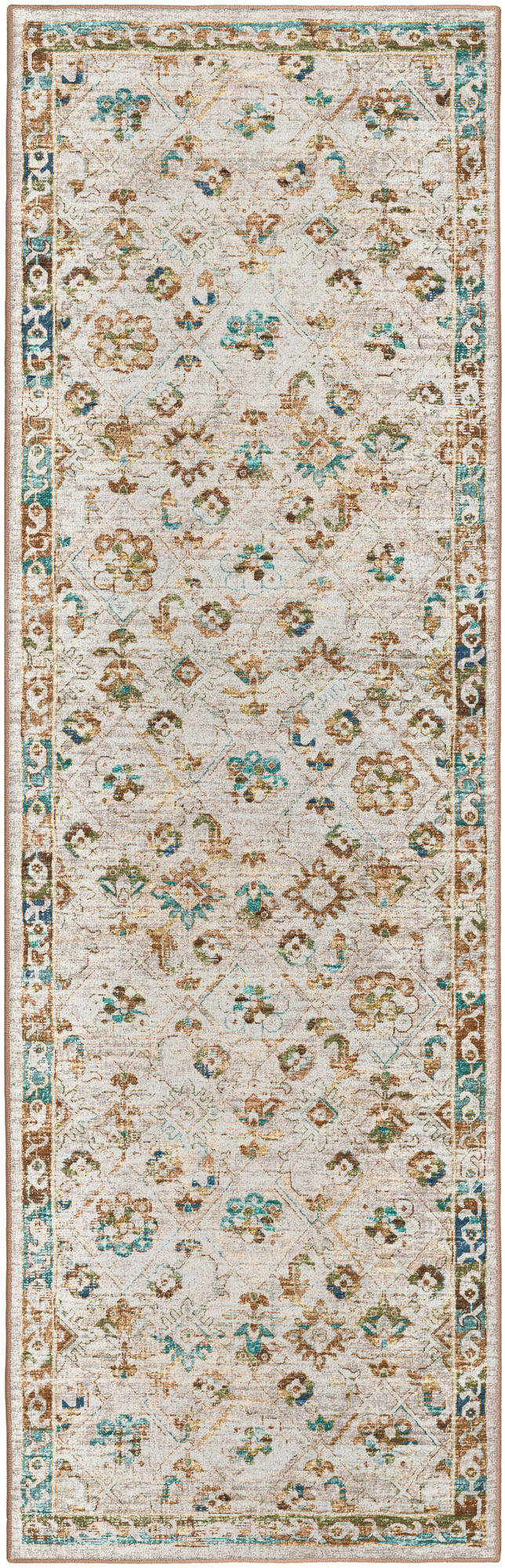 Jericho JC8 Parchment 2'6" x 10' Runner Rug