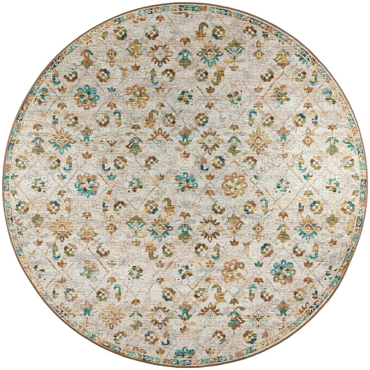 Jericho JC8 Parchment 6' x 6' Round Rug