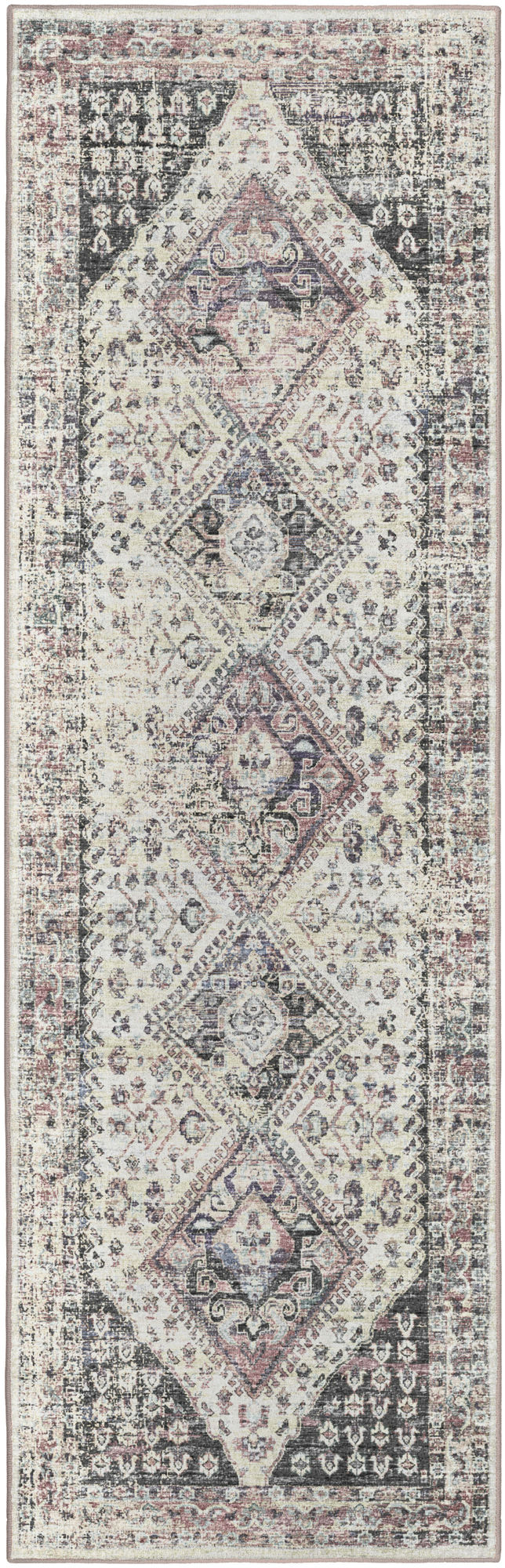 Jericho JC9 Pearl 2'6" x 8' Runner Rug