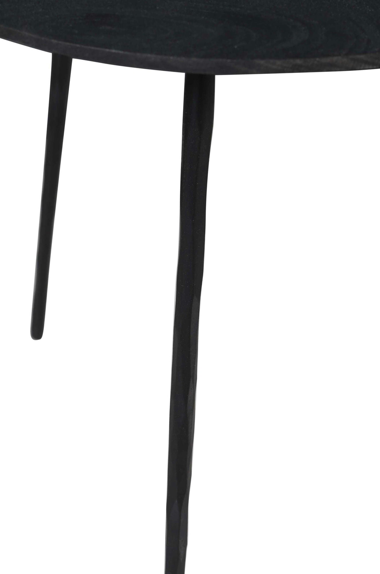 Reeves Contemporary Solid Acacia Wood Nesting End Tables (Set of 3) - Black