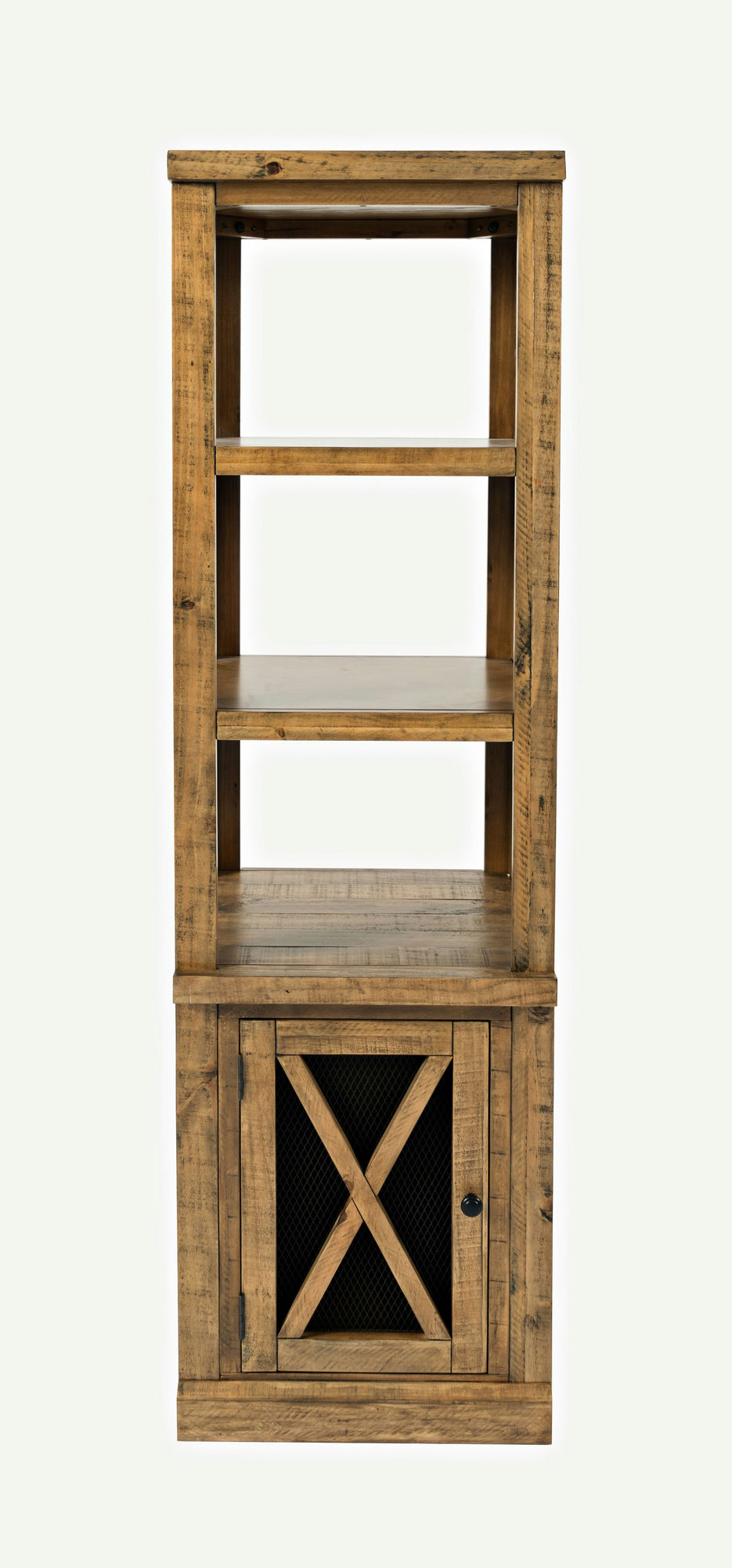 Telluride Rustic Distressed Pine Two Pier and Bridge Set