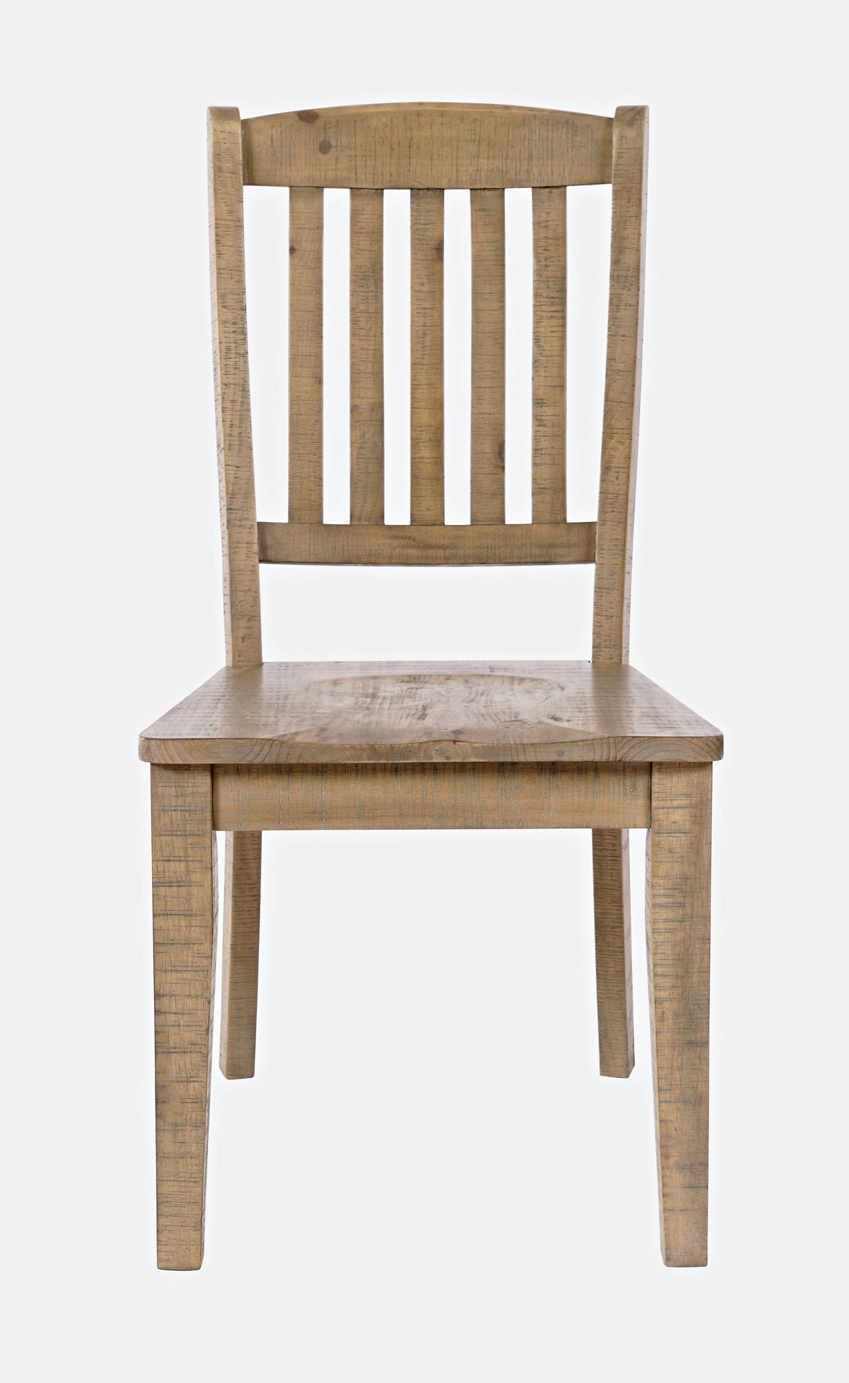 Carlyle Crossing Solid Pine 78" Seven-Piece Dining Set with Slat Chairs