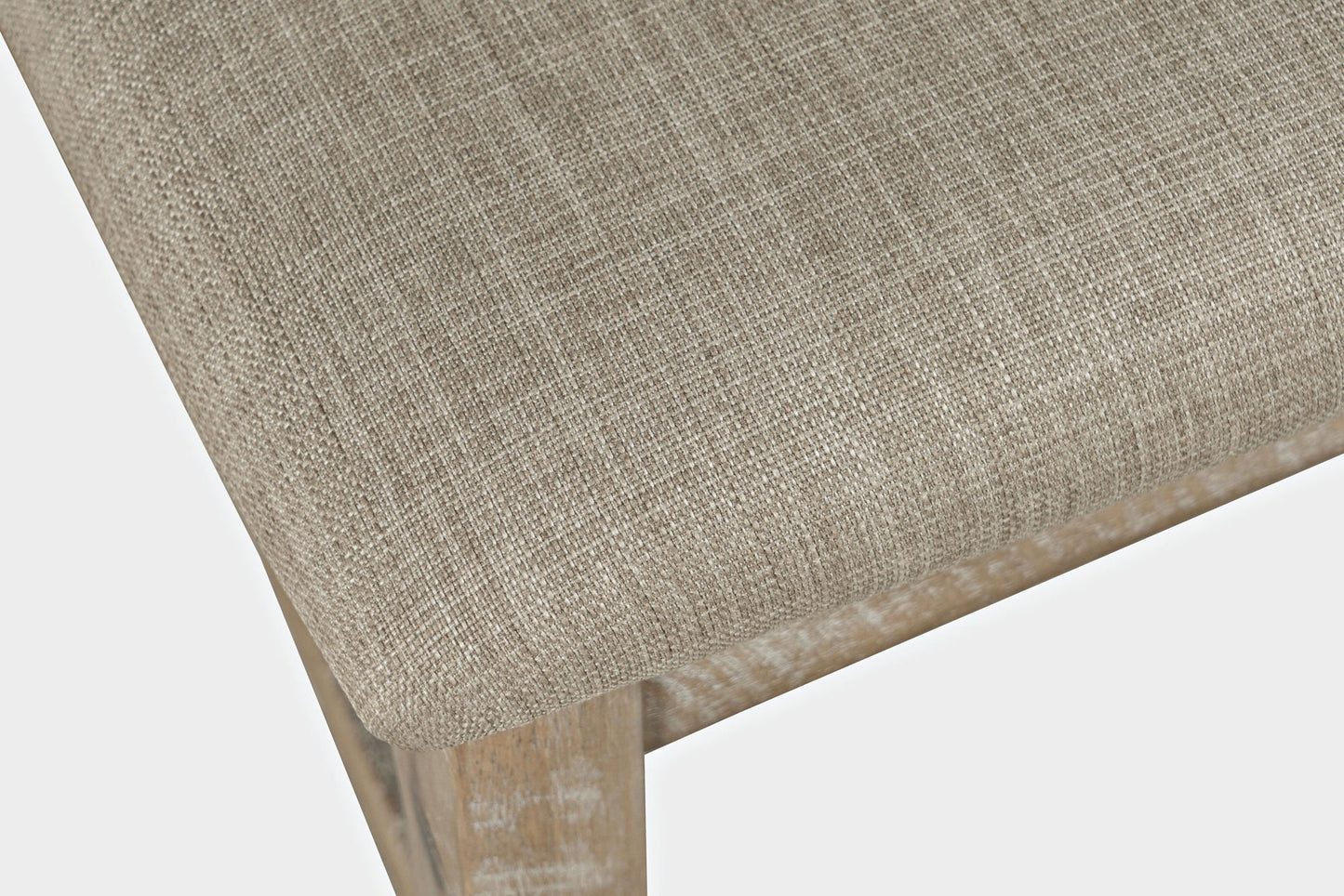 Rustic Shores Coastal Style Upholstered Desk Chair - Grey Wash