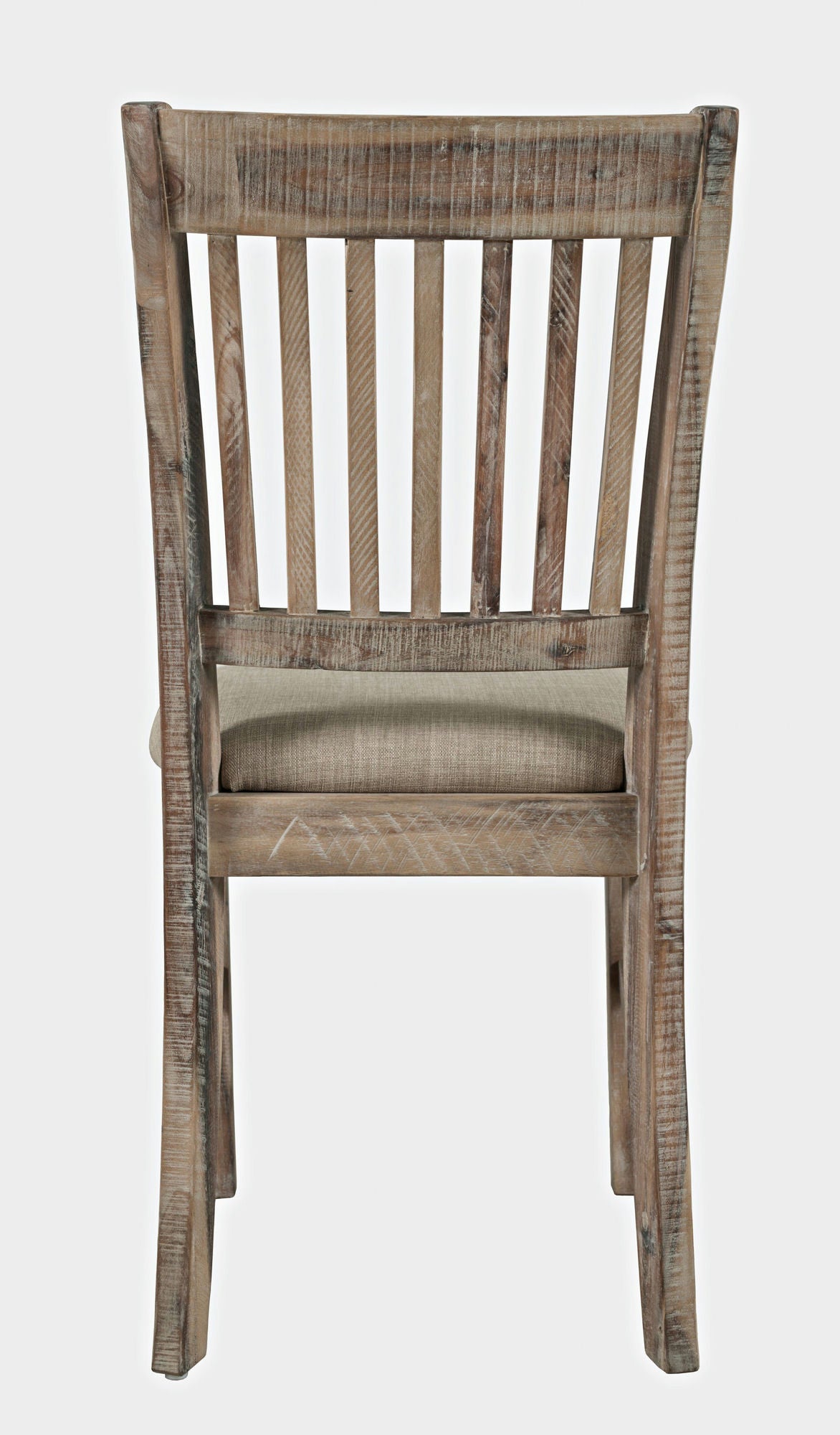 Rustic Shores Coastal Style Upholstered Desk Chair - Grey Wash