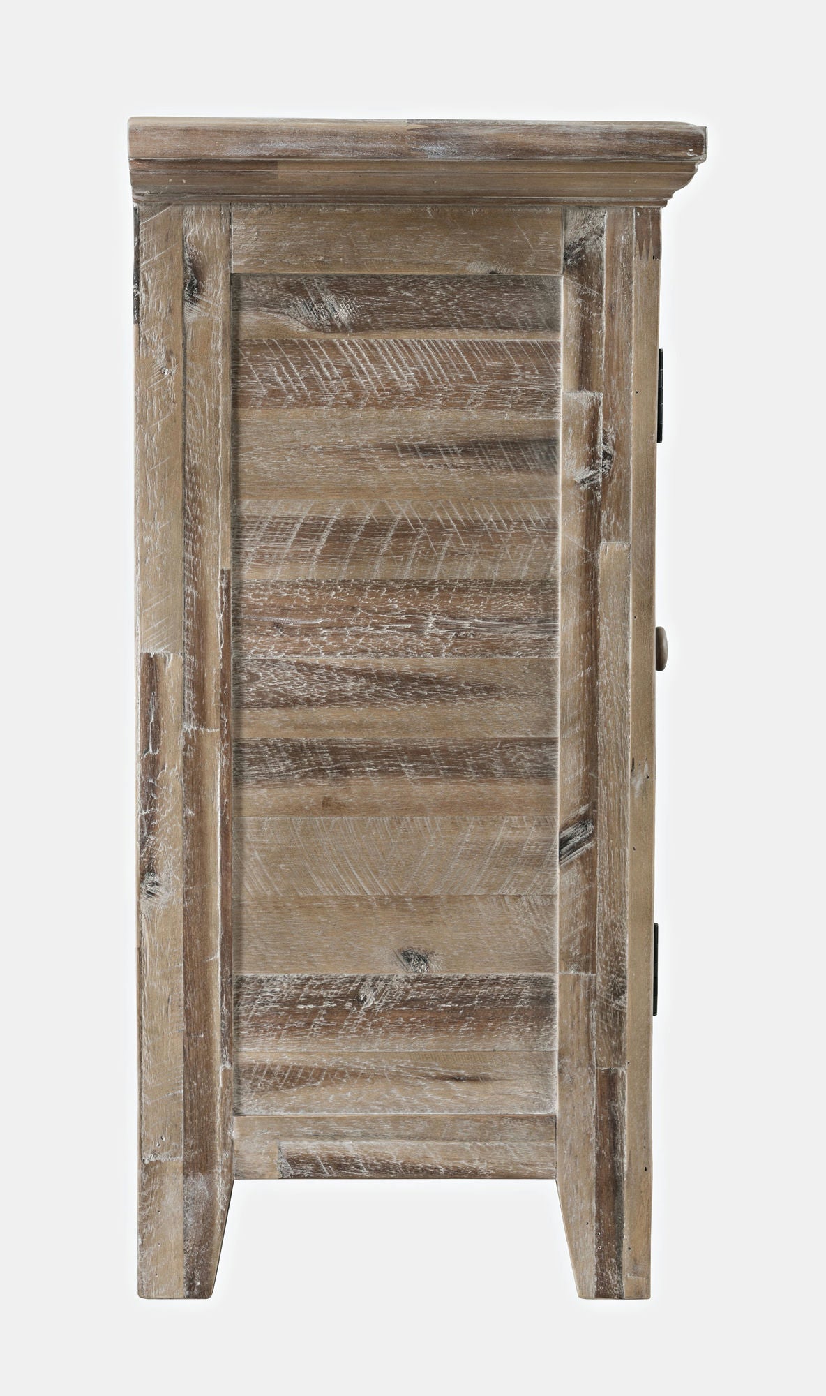 Rustic Shores 70" Coastal Distressed Acacia Six-Door Sideboard Cabinet - Grey
