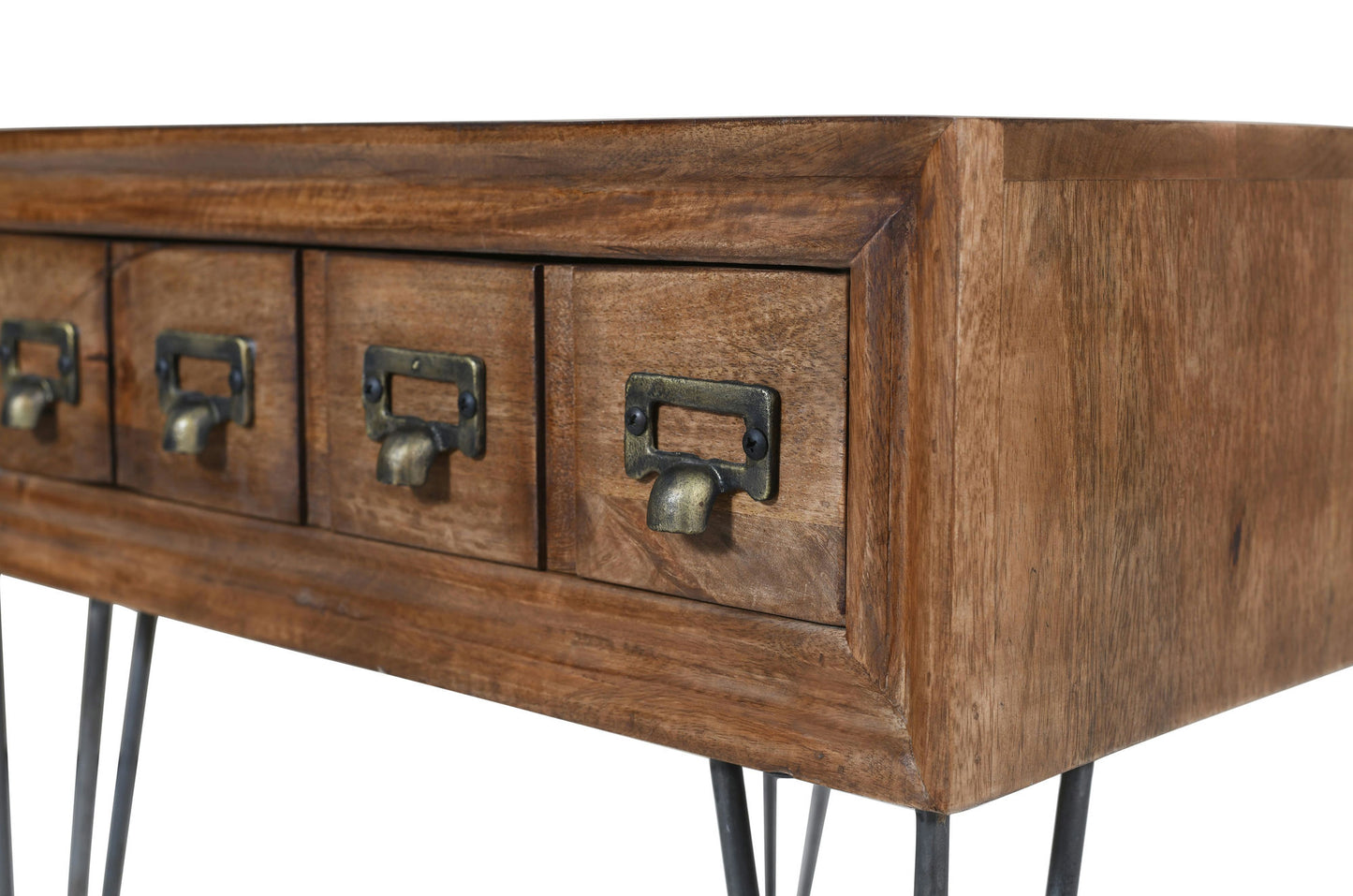 American Vintage Coffee Table with Apothecary Drawers