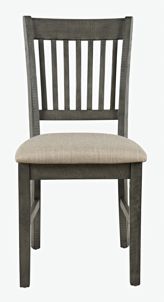 Rustic Shores Coastal Style Upholstered Desk Chair - Stone
