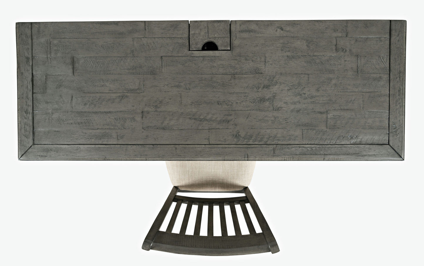 Rustic Shores Coastal Style USB Charging Desk and Chair Set - Stone