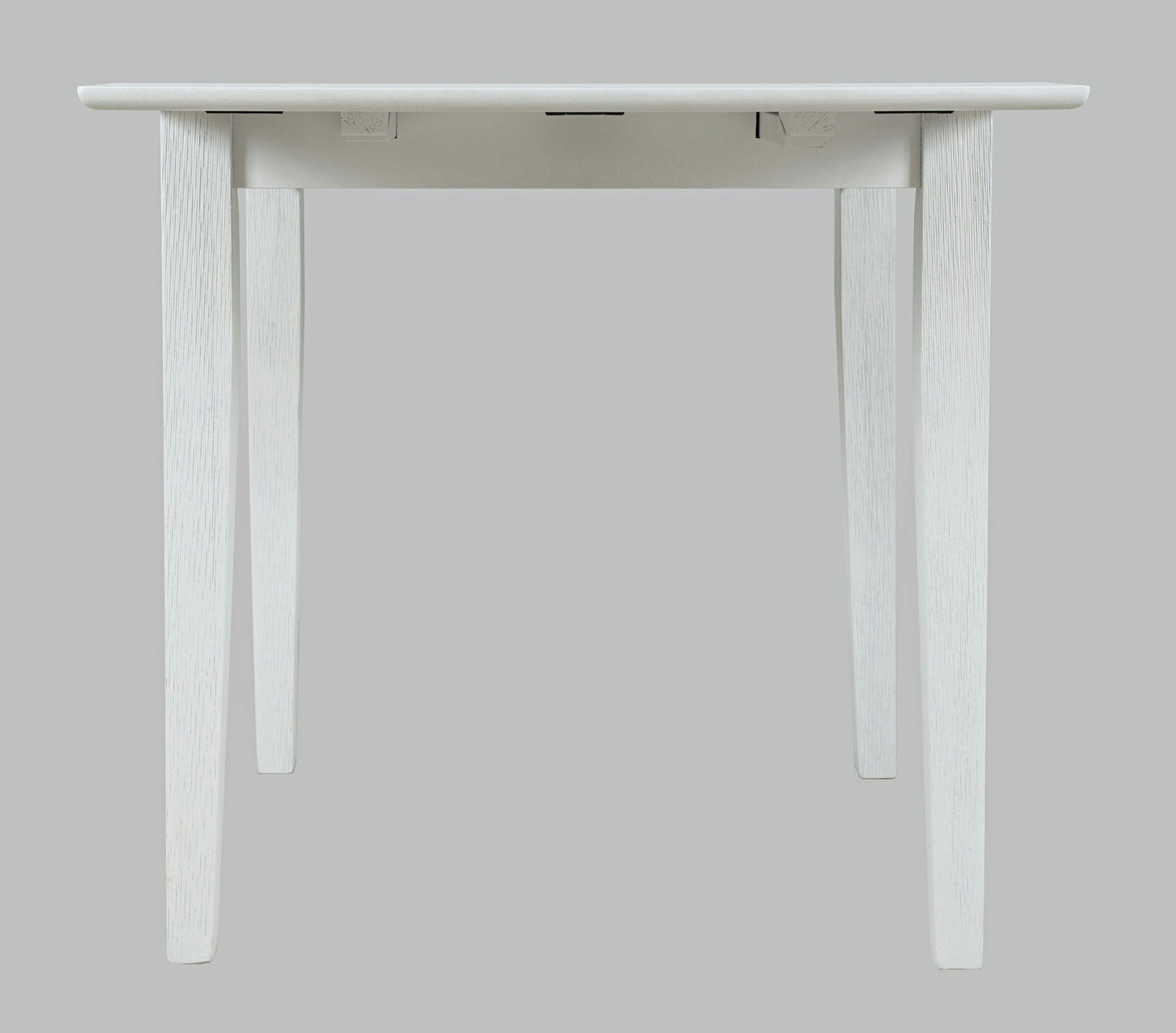 Eastern Tides Coastal Wire-Brushed Acacia Dining Table - Brushed White