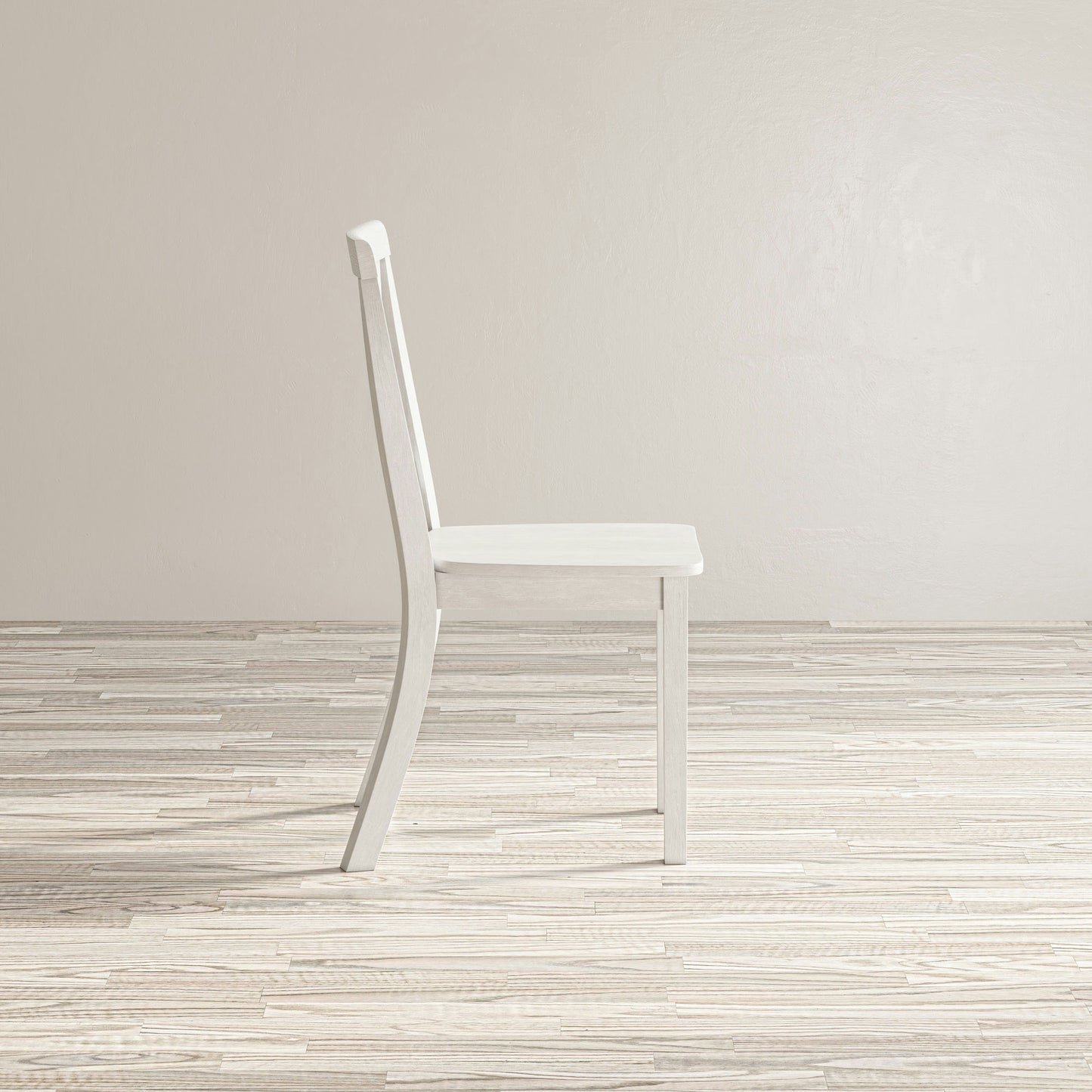 Eastern Tides X-Back Acacia Dining Chair (Set of 2) - Brushed White