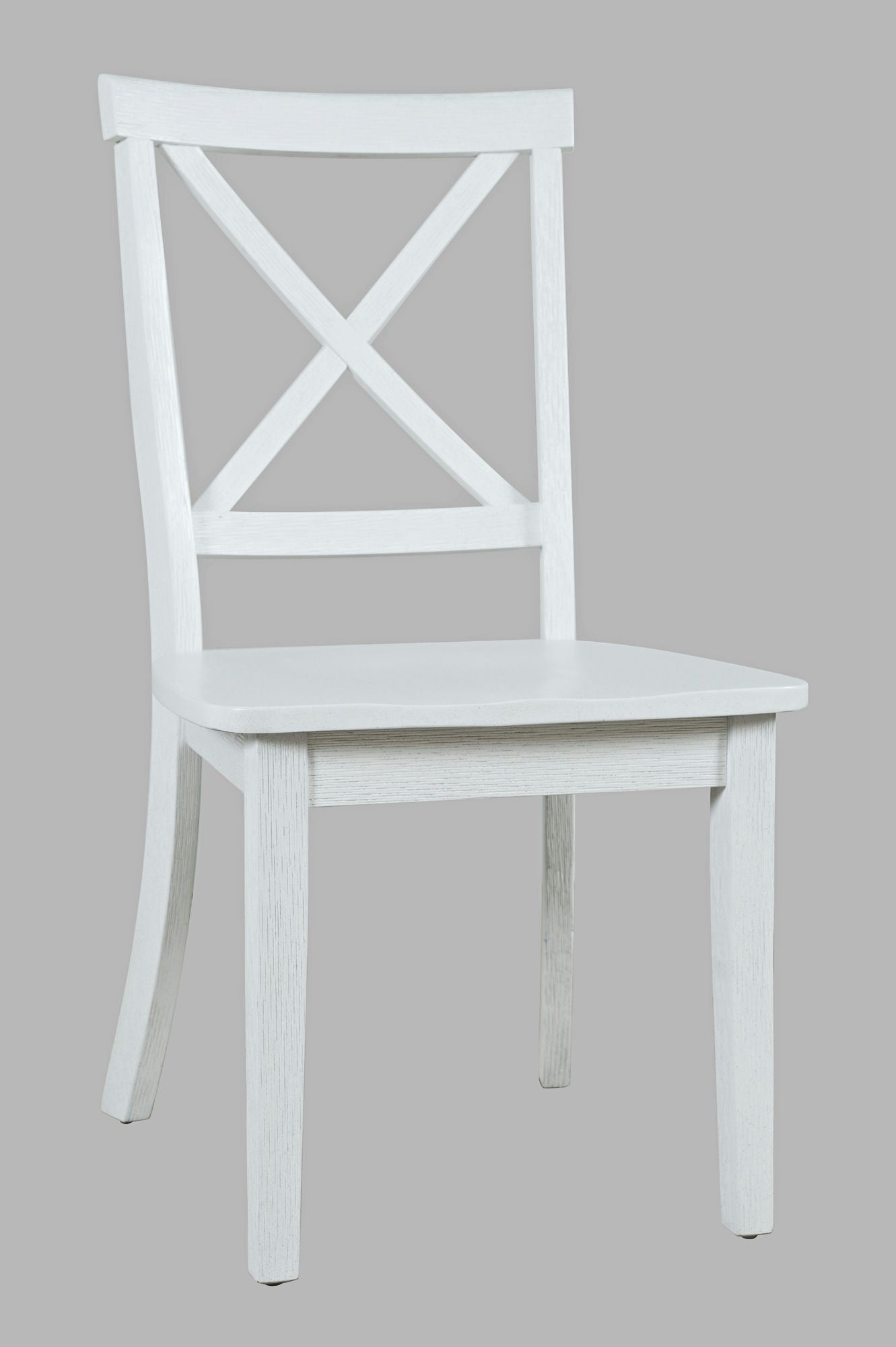 Eastern Tides X-Back Acacia Dining Chair (Set of 2) - Brushed White