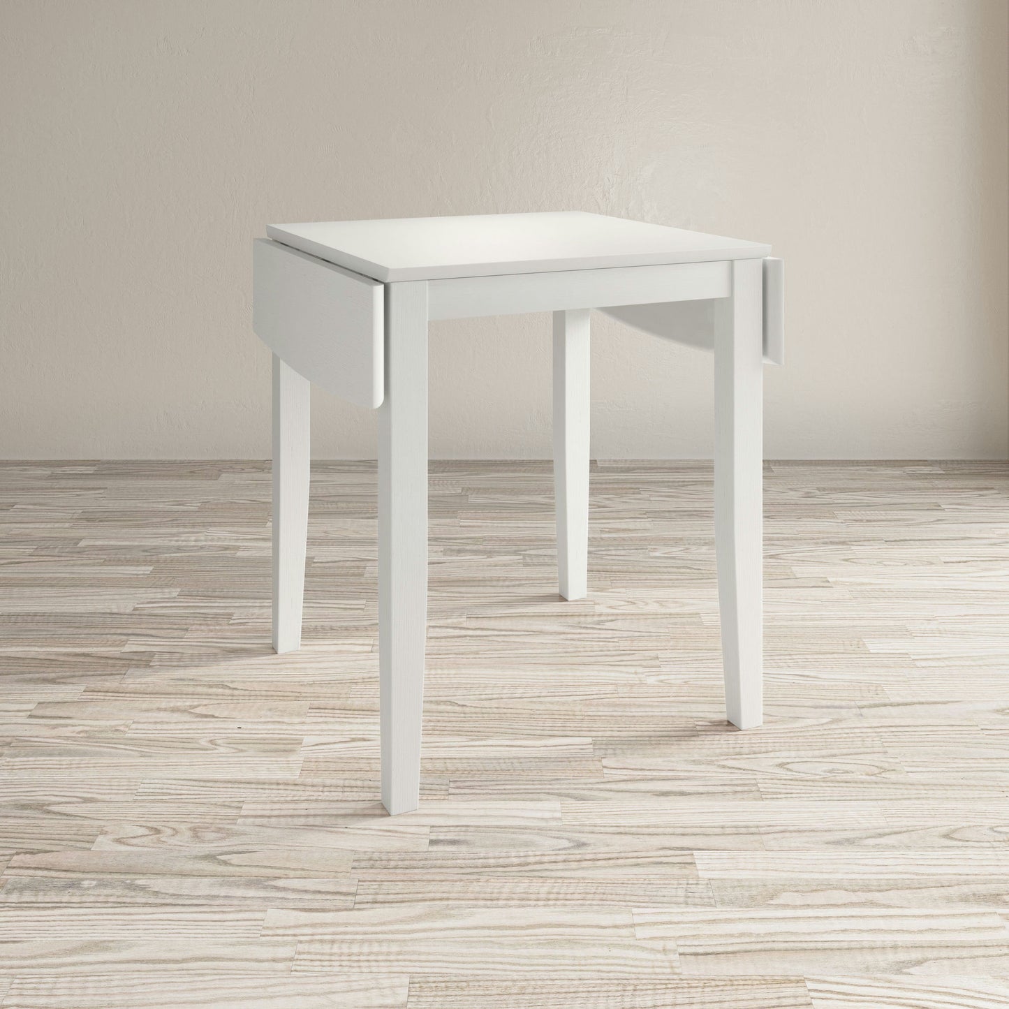 Eastern Tides Drop-Leaf Counter Height Dining Table - Brushed White