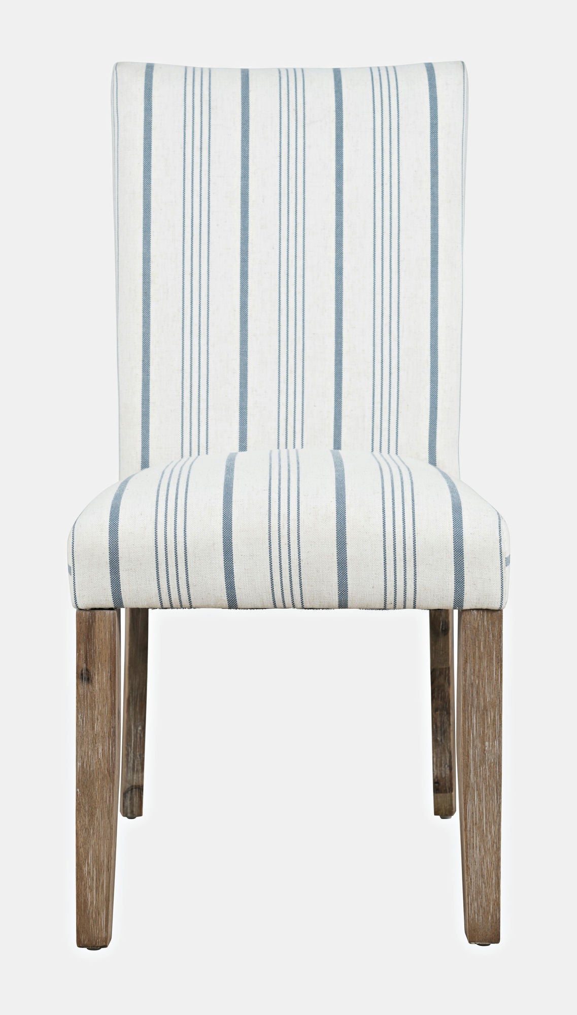 Eastern Tides Coastal Wire-Brushed Acacia Three Piece Upholstered Dining Set