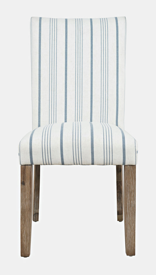 Eastern Tides Acacia Upholstered Parsons Dining Chair (Set of 2)