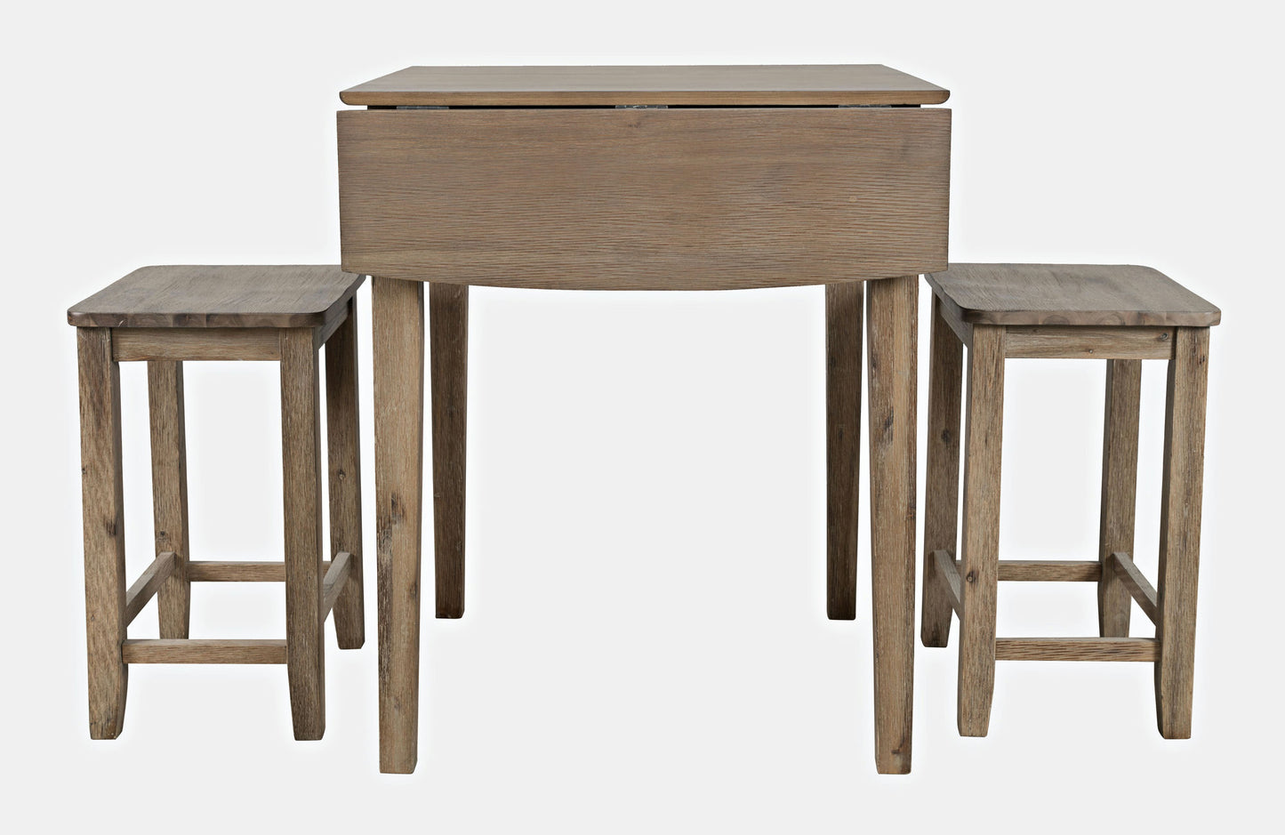 Eastern Tides Three Piece Backless Counter Height Dining Set - Brushed Bisque